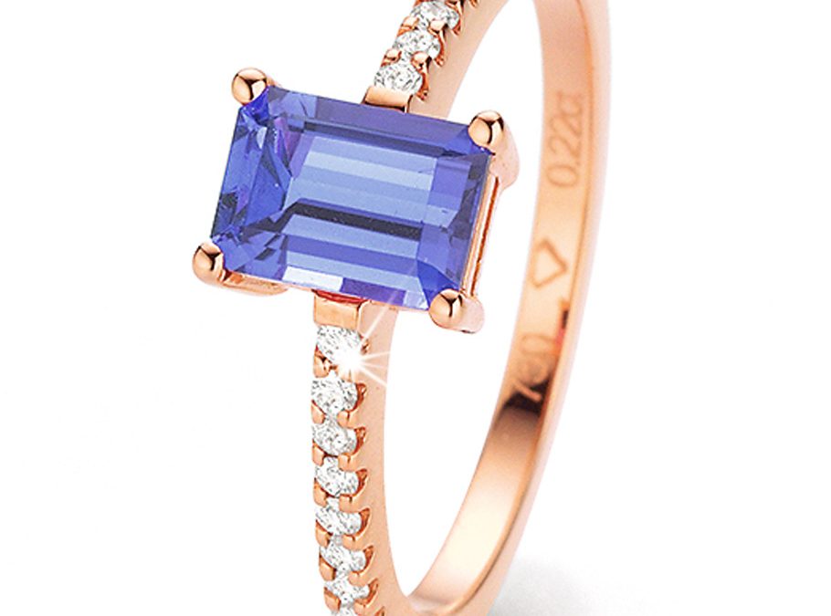 noor Ring 15928-070-R7_02Rotgold mit Tansanit, Brillanten