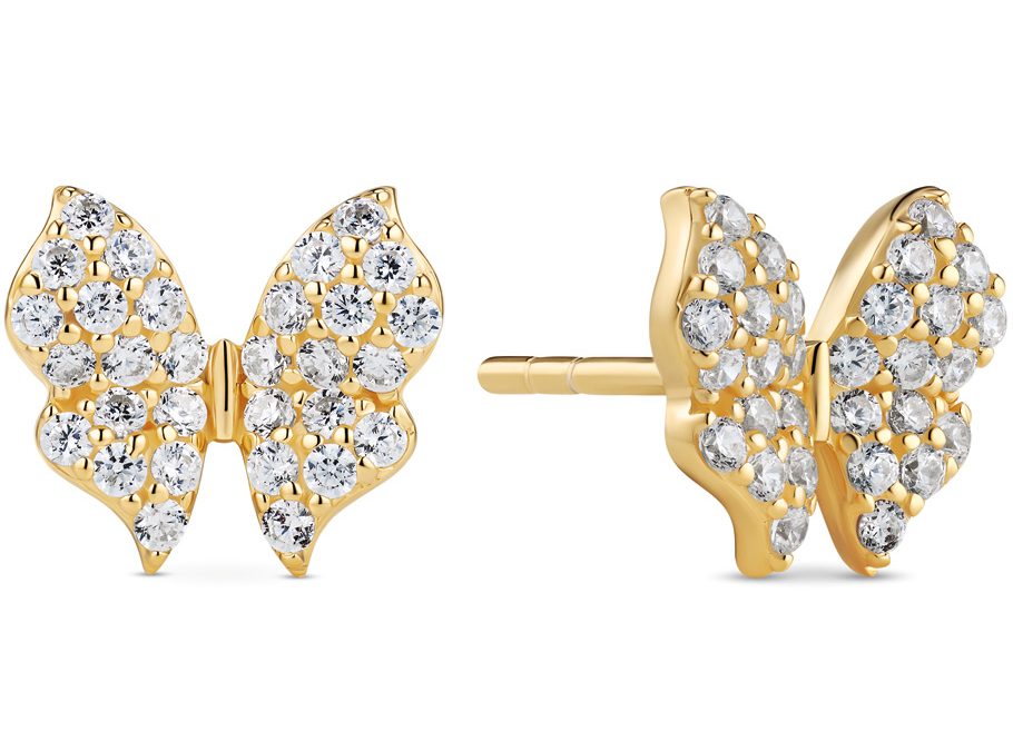 Sif Jakobs Ohrschmuck SJ-E2700-CZ-YGSilber 18ct vergoldet, Zirkonia