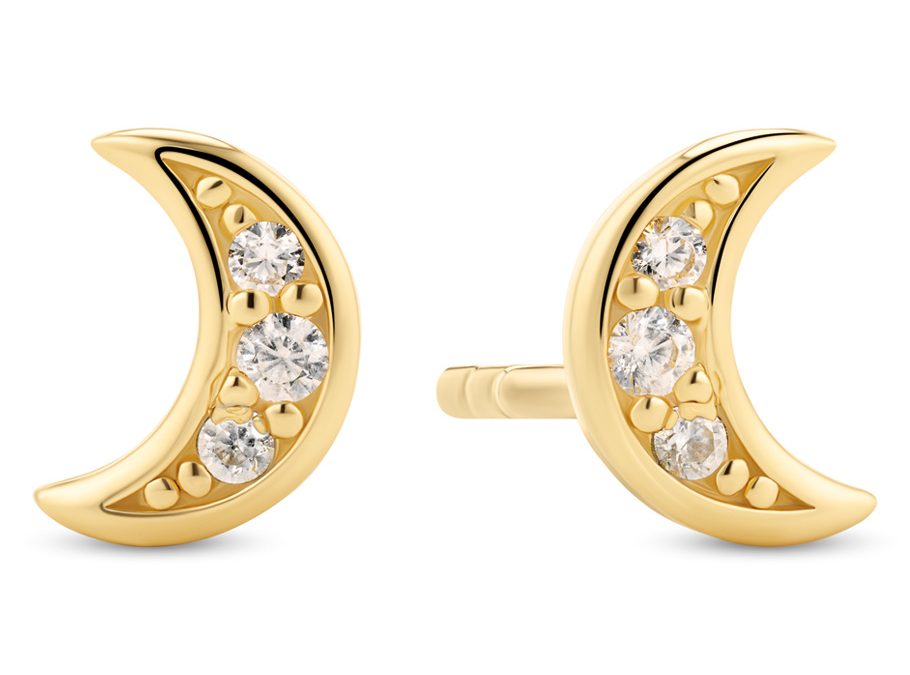 Sif Jakobs Ohrschmuck SJ-E2707-CZ-YGSilber 18ct vergoldet, Zirkonia