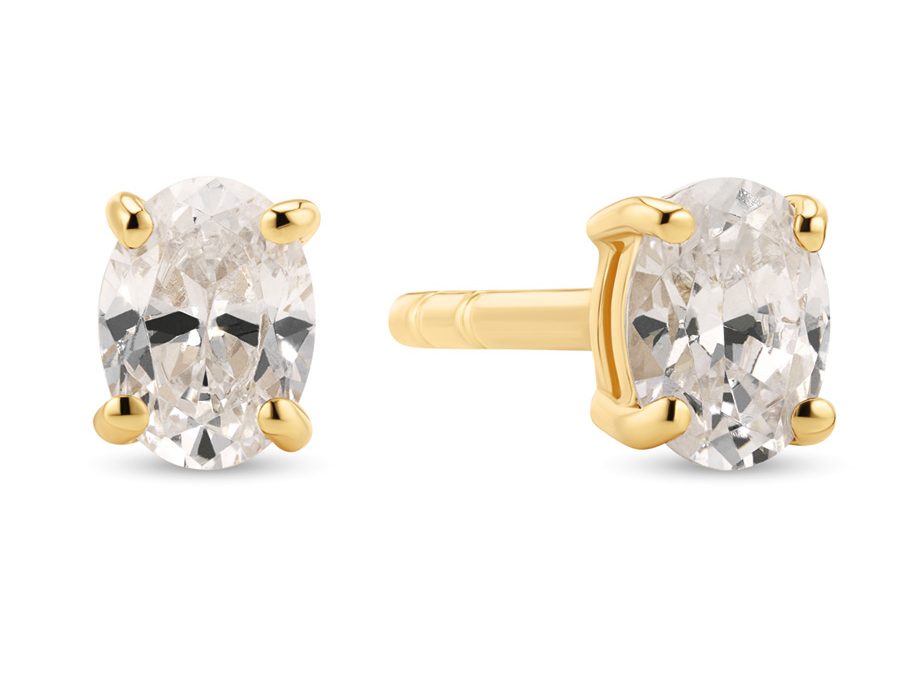 Sif Jakobs Ohrschmuck SJ-E2744-CZ-YGSilber 18ct vergoldet, Zirkonia