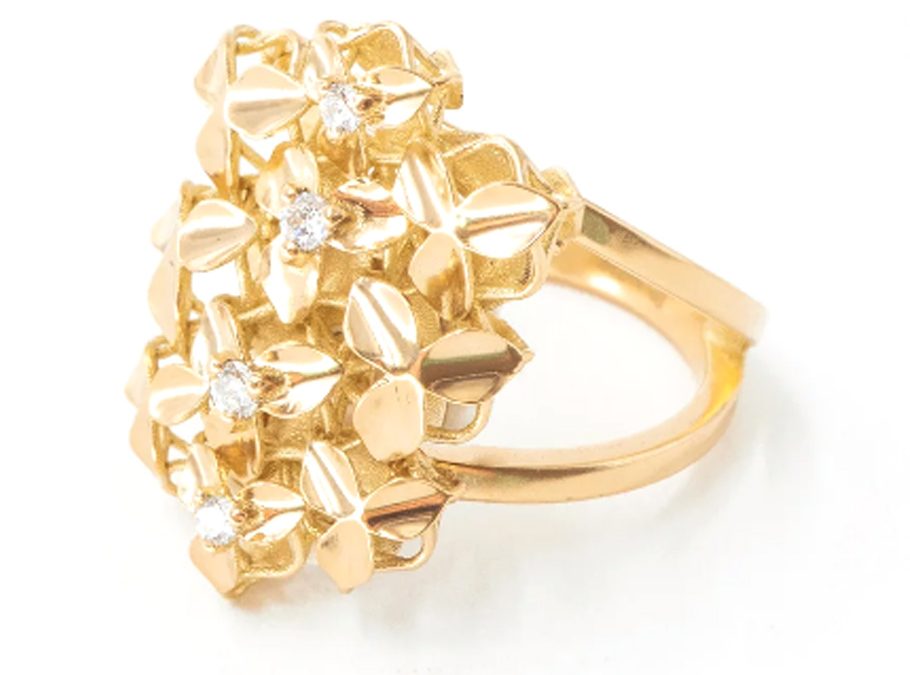 Boltenstern Ring YGBGR1RG2-50LL00-00DIPV01Gelbgold mit Brillanten