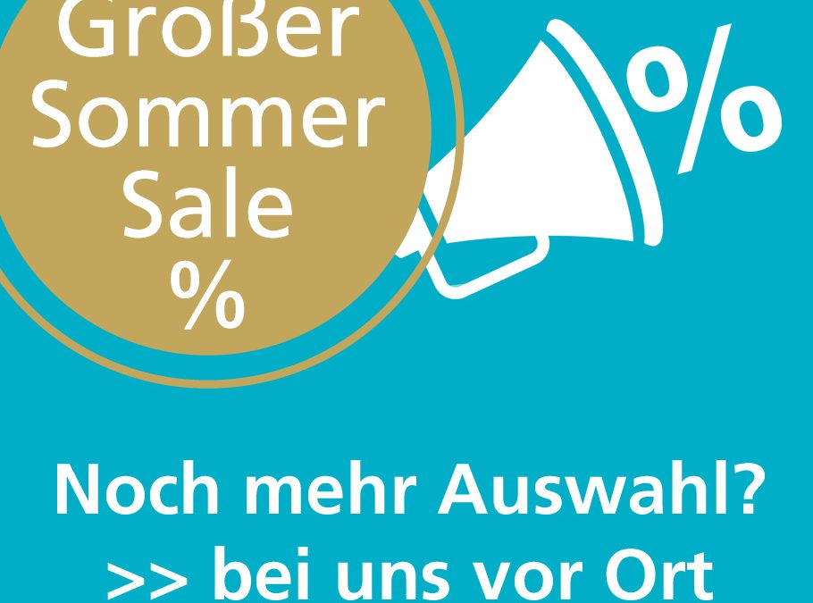 Sommer Sale: alles 10% reduziert