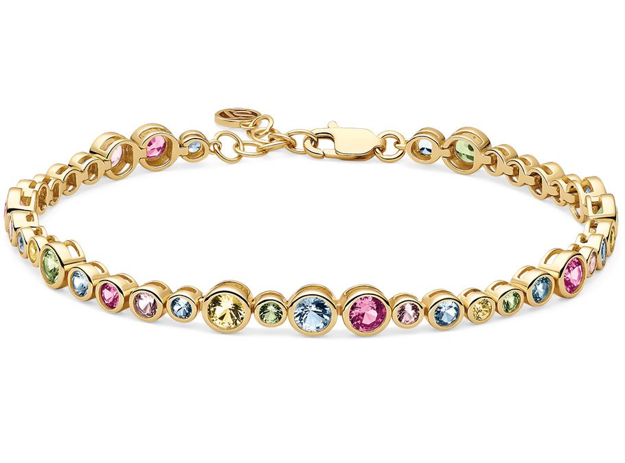 Sif Jakobs Armband SJ-B2775-XCZ-YGSilber 18ct vergoldet, Zirkonia