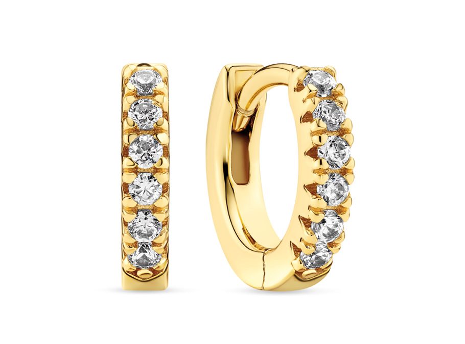 Sif Jakobs Ohrschmuck SJ-E1066-CZ-YGSilber 18ct vergoldet, Zirkonia