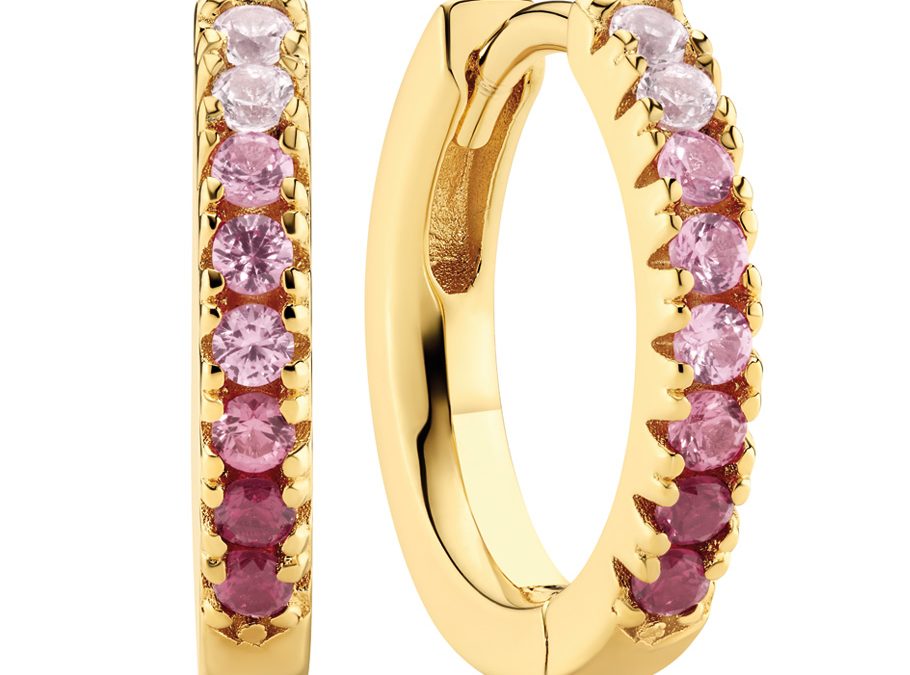 Sif Jakobs Ohrschmuck SJ-E2859-GPK-YGSilber 18ct vergoldet, Zirkonia