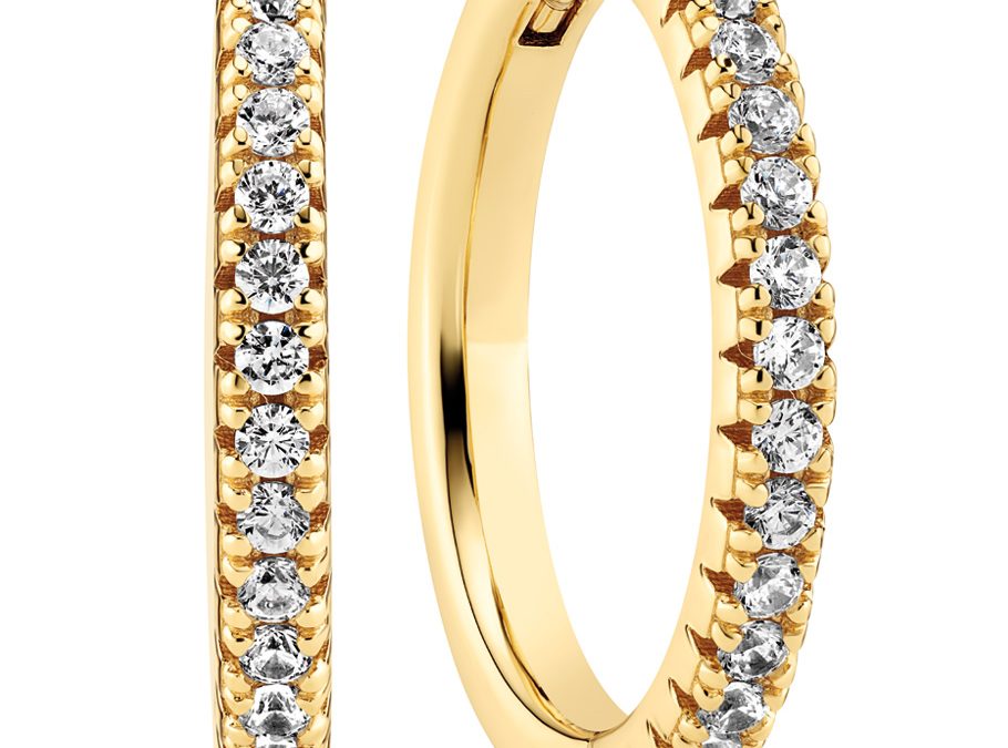 Sif Jakobs Ohrschmuck SJ-E2869-CZ-YGSilber 18ct vergoldet, Zirkonia