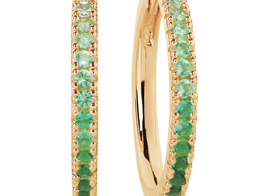 Sif Jakobs Ohrschmuck SJ-E2869-GGR-YGSilber 18ct vergoldet, Zirkonia