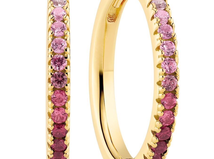 Sif Jakobs Ohrschmuck SJ-E2869-GPK-YGSilber 18ct vergoldet, Zirkonia