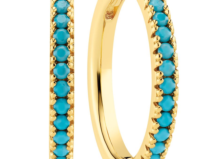 Sif Jakobs Ohrschmuck SJ-E2869-TQ-YGSilber 18ct vergoldet, Zirkonia