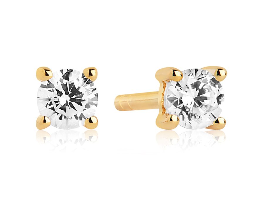 Sif Jakobs Ohrschmuck SJ-E3MMRD-CZ-YGSilber 18ct vergoldet, Zirkonia