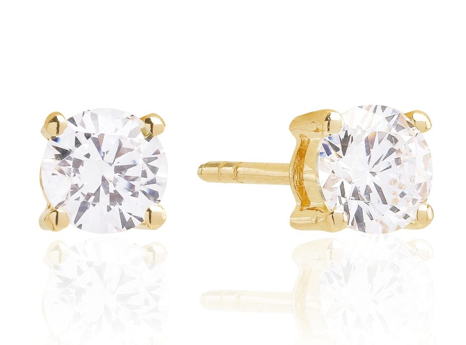 Sif Jakobs Ohrschmuck SJ-E5MMRD-CZ-YGSilber 18ct vergoldet, Zirkonia