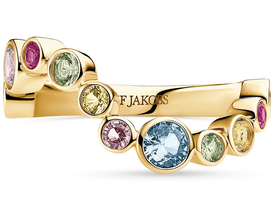 Sif Jakobs Ring SJ-R2631-XCZ-YGSilber 18ct vergoldet, Zirkonia